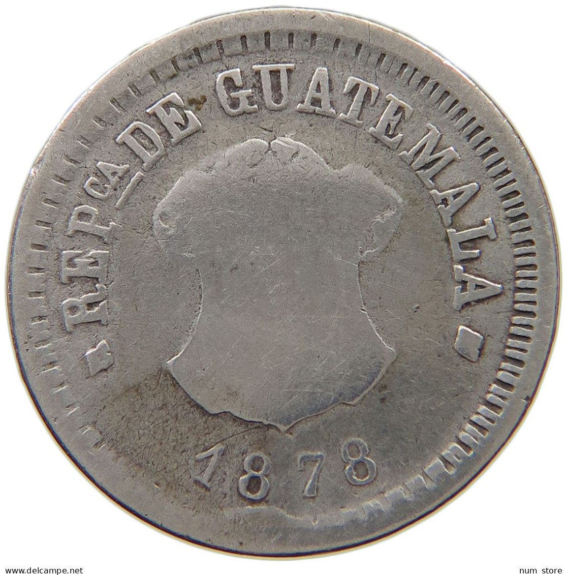 GUATEMALA REAL 1878  #t064 0477 - Guatemala