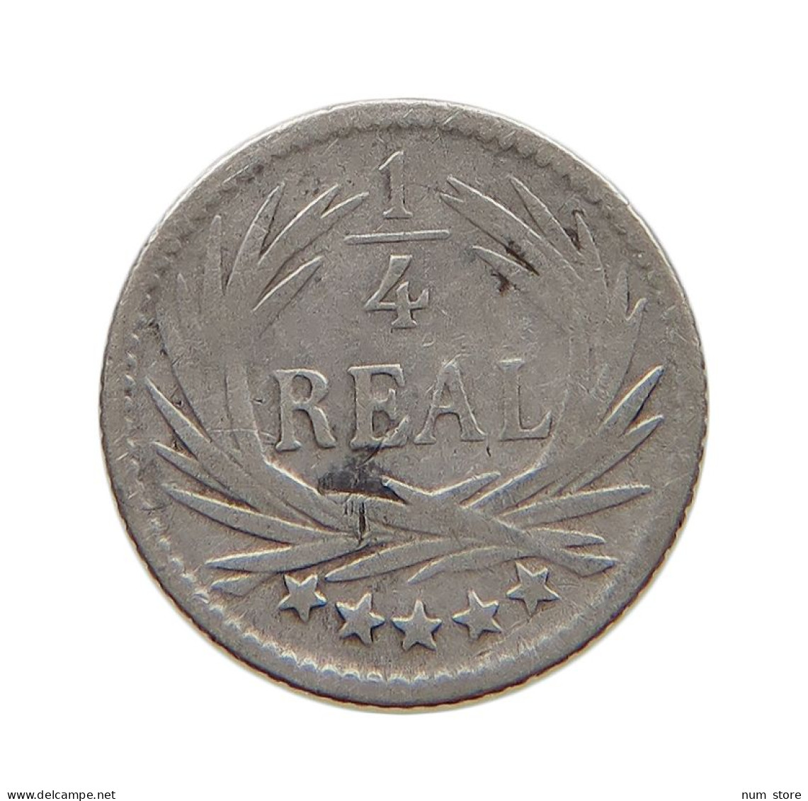 GUATEMALA 1/4 REAL 1894  #t133 0277 - Guatemala