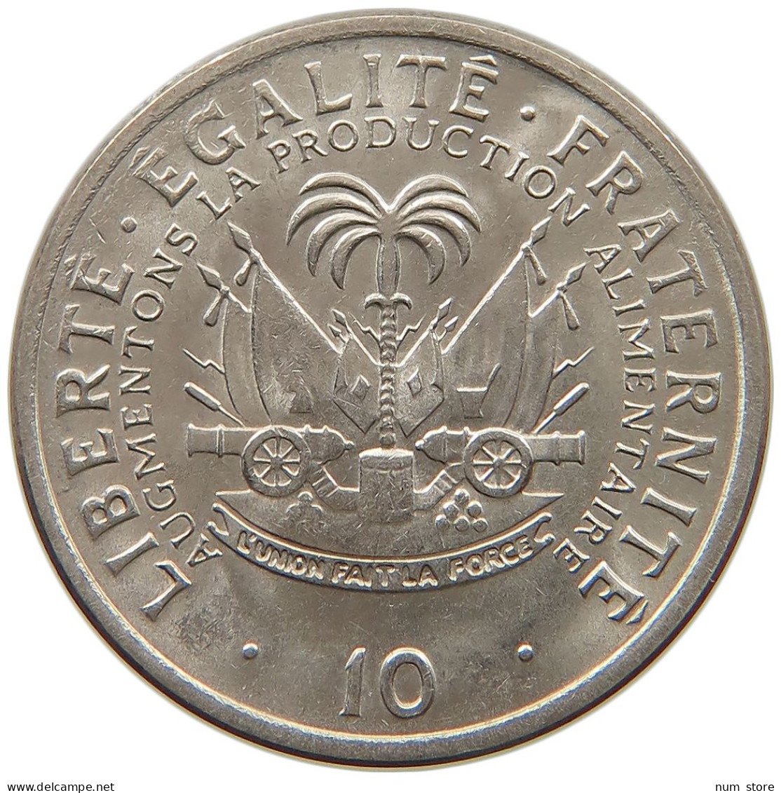 HAITI 10 CENTIMES 1975  #s061 0367 - Haïti