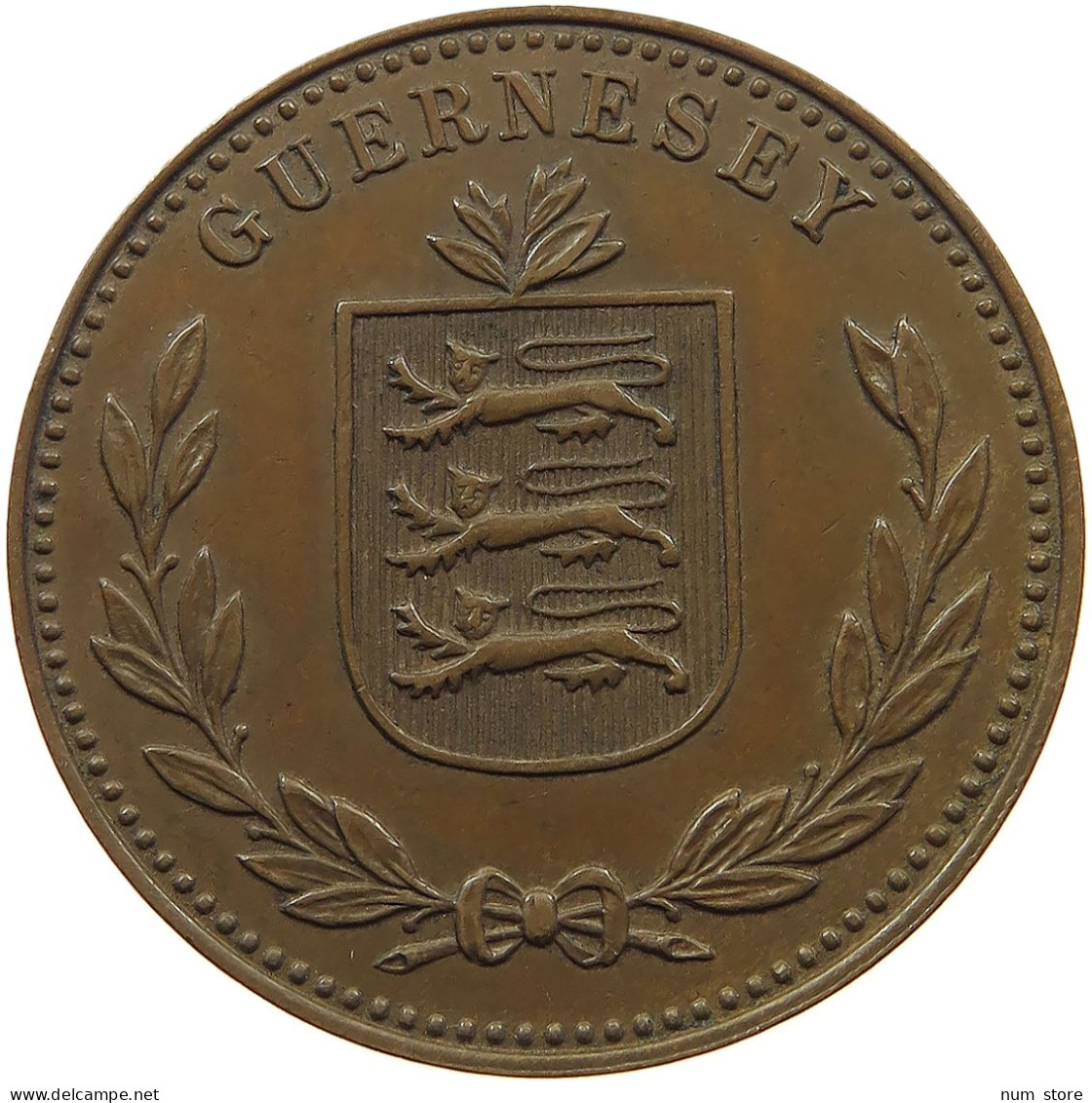 GUERNSEY 8 DOUBLES 1949  #s075 0595 - Guernsey