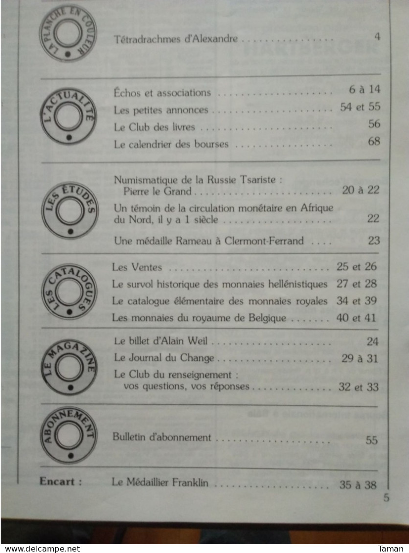 Numismatique & Change - Tsar Pierre Le Grand - Rameau - La Monnaie En Grèce - Monnaies Hellénistiques - Demi-gros - Français