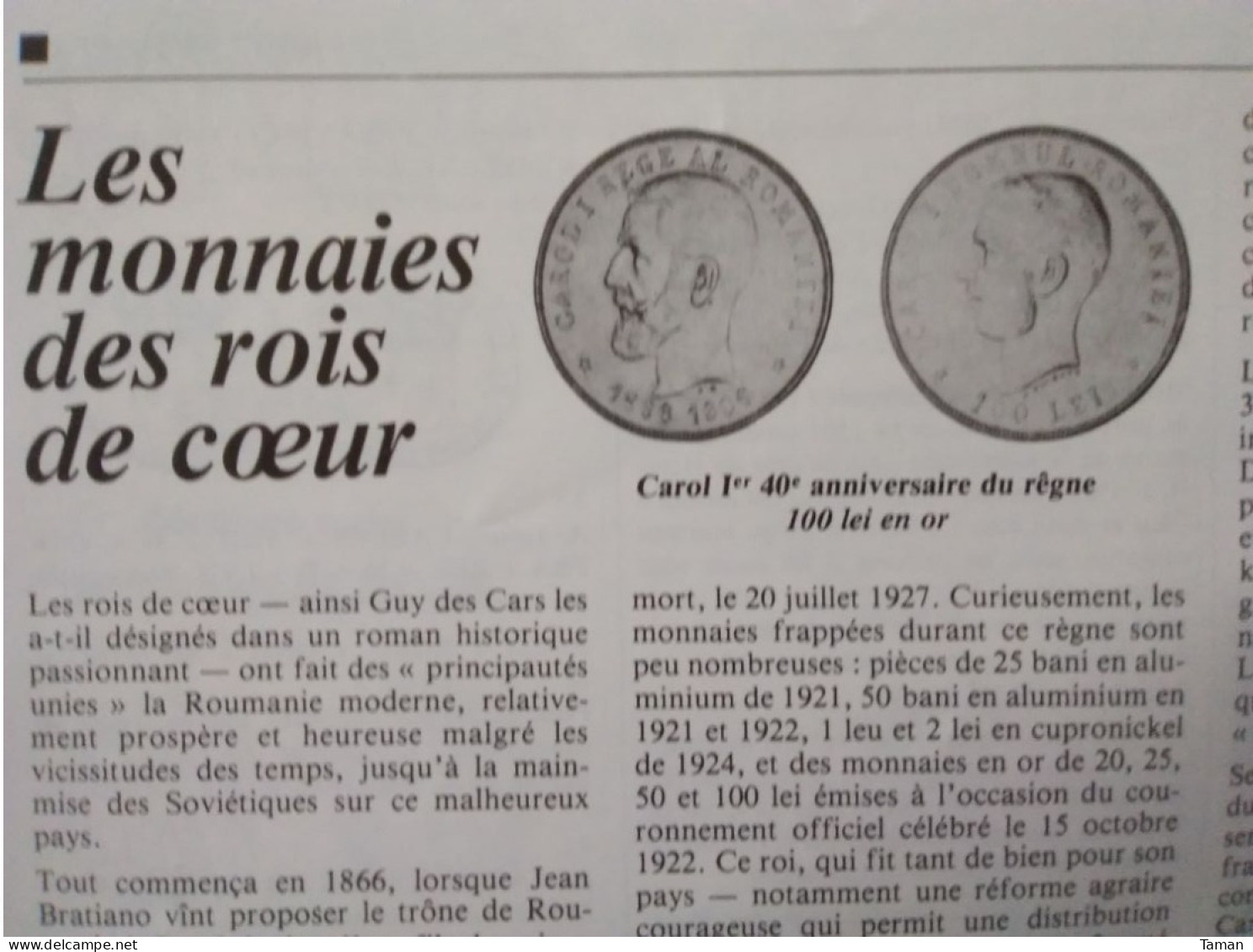 Numismatique & change - Monnaies romaines - Pèlerinage au Moyen Age - Monnaies des Rois de cœur Roumanie - Piéforts