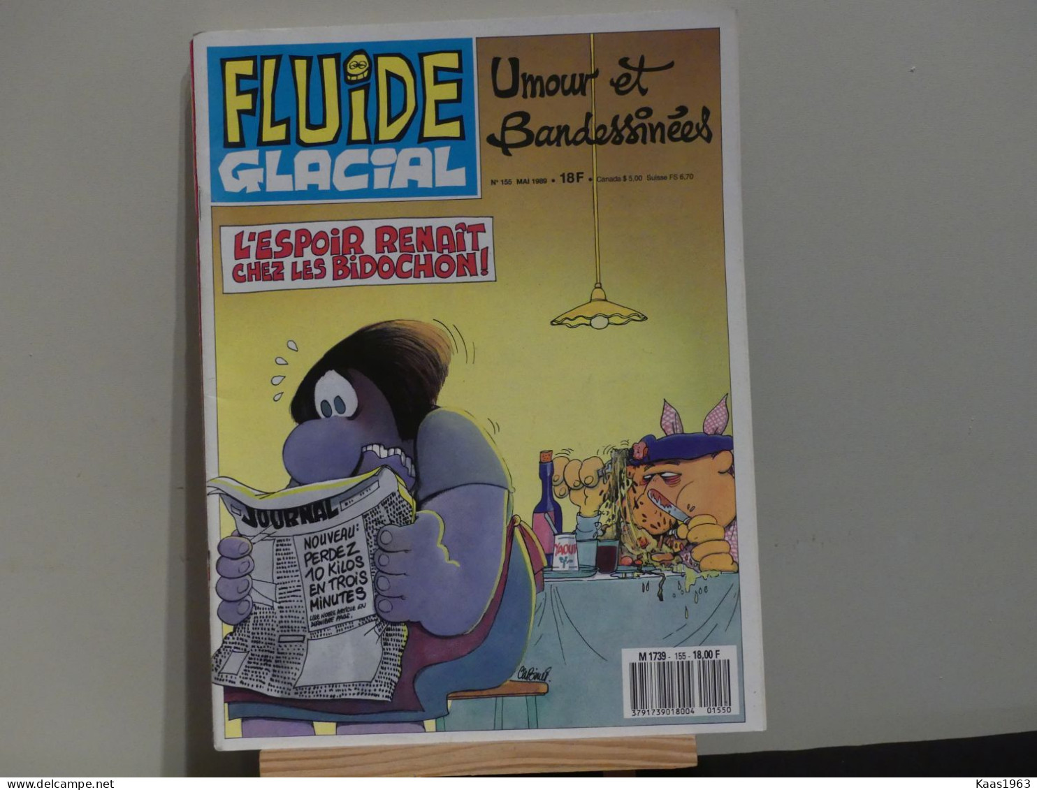 REVUE FUIDE GLACIAL N° 155  MAI 1989. - Fluide Glacial