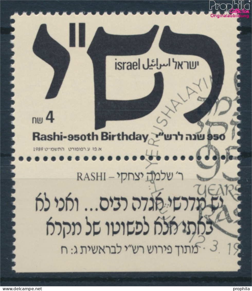 Israel 1121 Mit Tab (kompl.Ausg.) Gestempelt 1989 Rashi (10253525 - Used Stamps (with Tabs)