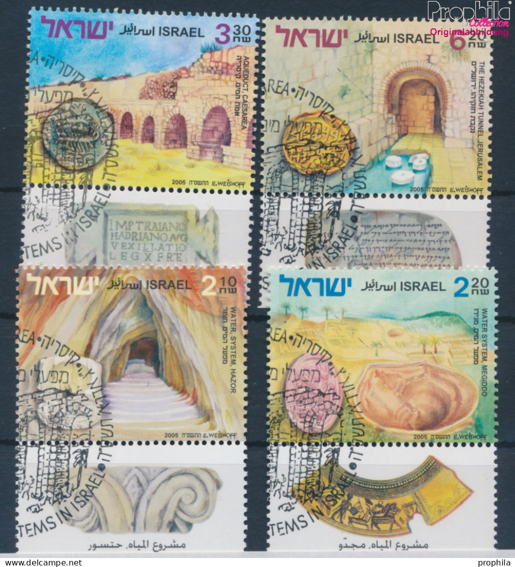 Israel 1812-1815 Mit Tab (kompl.Ausg.) Gestempelt 2005 Antike Wasserleitungssysteme (10253807 - Gebraucht (mit Tabs)