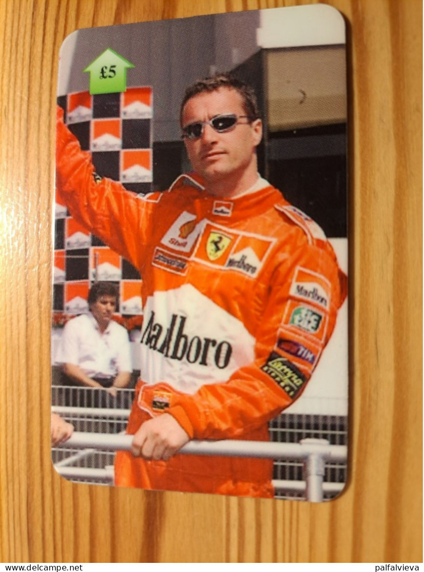 Prepaid Phonecard United Kingdom - Eddie Irvine - Bedrijven Uitgaven