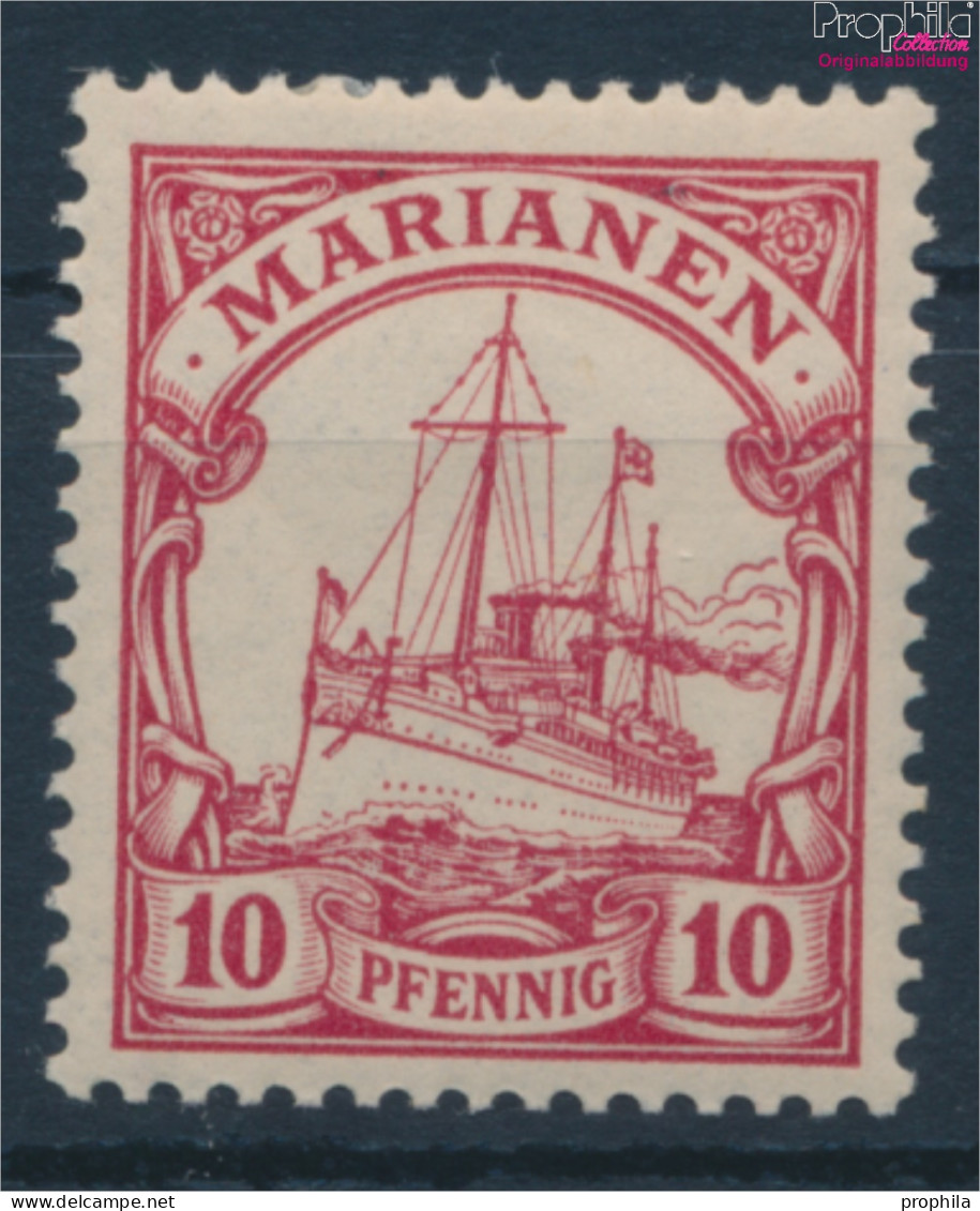 Marianen (Dt. Kolonie) 9 Mit Falz 1901 Schiff Kaiseryacht Hohenzollern (10259233 - Mariana Islands