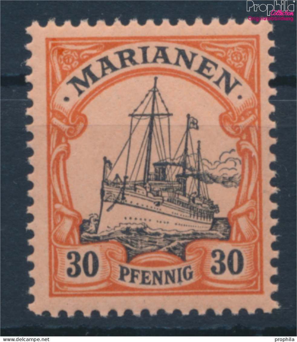 Marianen (Dt. Kolonie) 12 Mit Falz 1901 Schiff Kaiseryacht Hohenzollern (10259230 - Mariana Islands