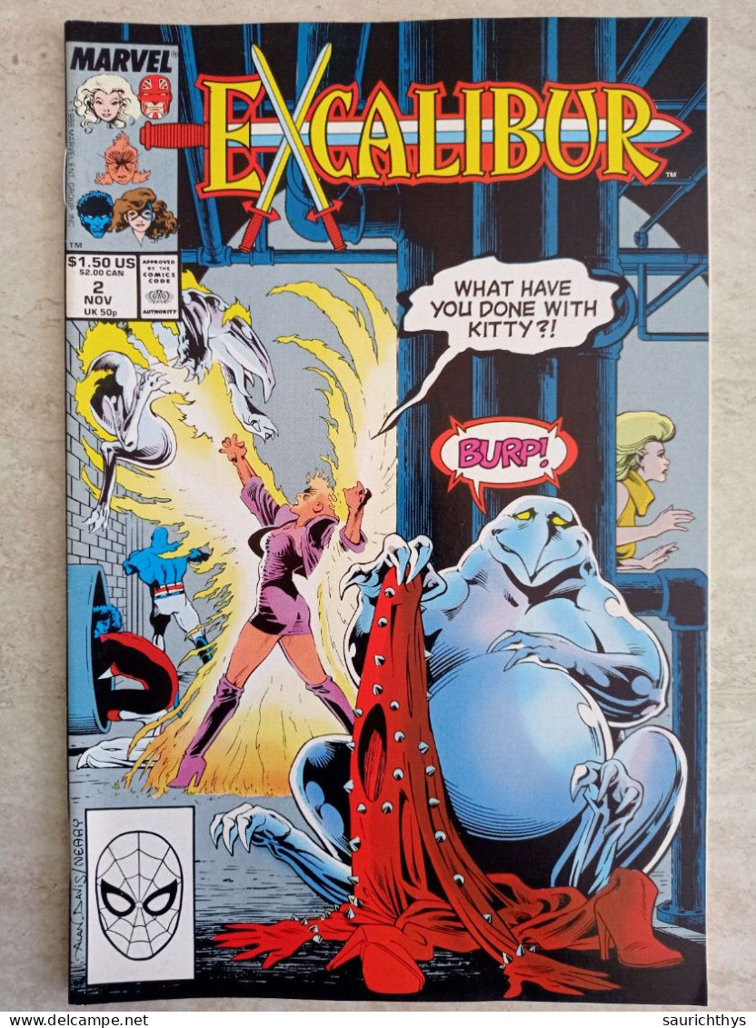 Fumetto Marvel Excalibur 1988 Comics 2 Nov - Ottime Condizioni - Marvel