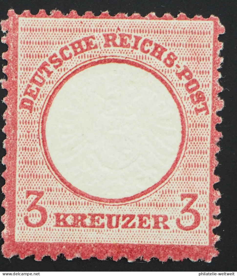 1872 Deutsches Reich, 3 Kr. Großes Schild, Sauber Ungebraucht, MiNr. 25, ME 30,- - Neufs