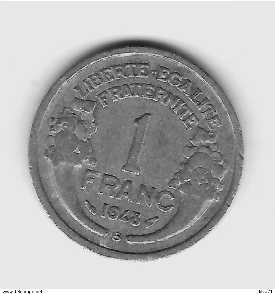 1 Franc   " MORLON "  1948 B   TTB + - 1 Franc