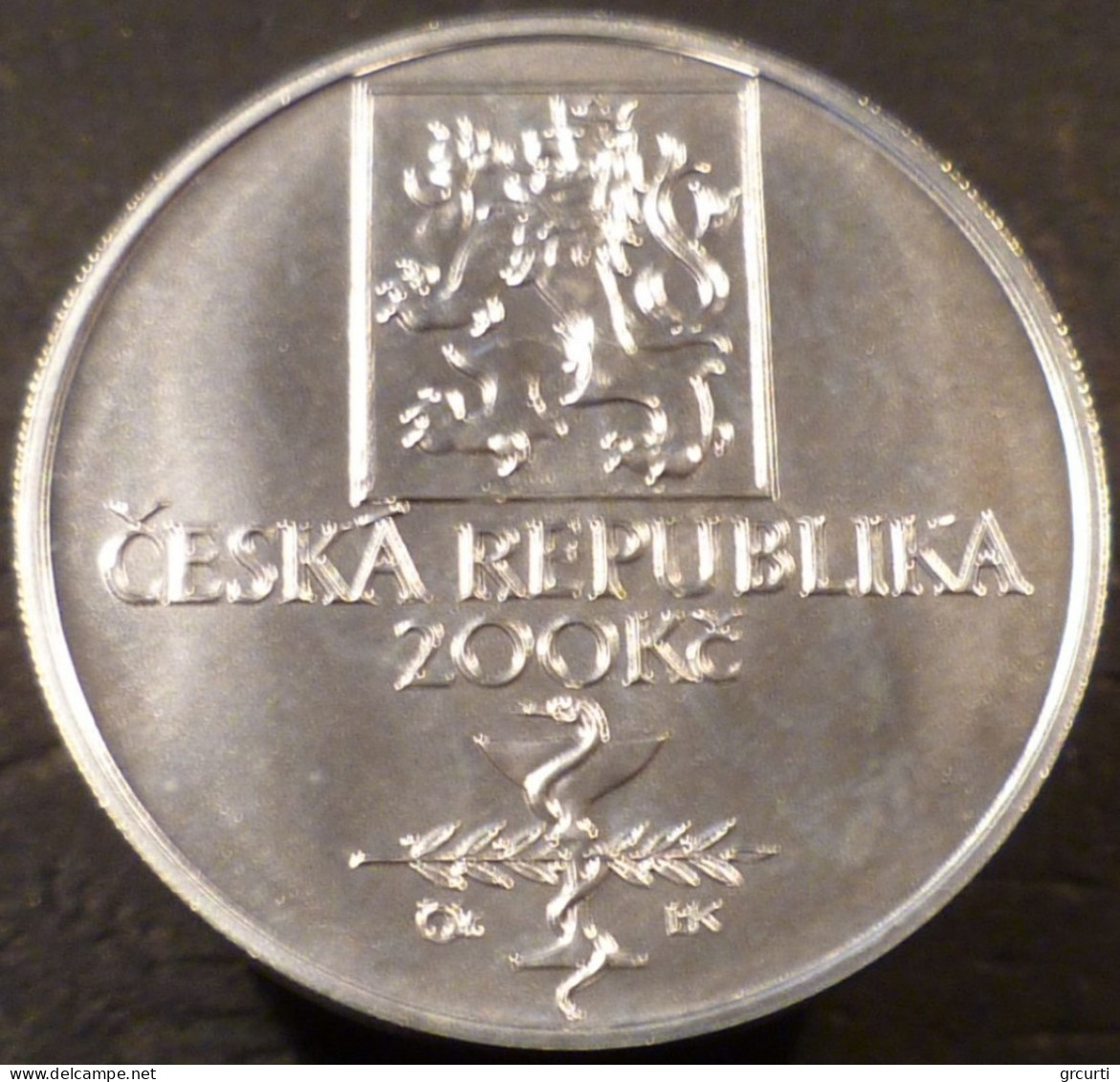 Repubblica Ceca - 200 Korun 2003 - 50° Nascita Di Josef Thomayer - KM# 62 - Czech Republic