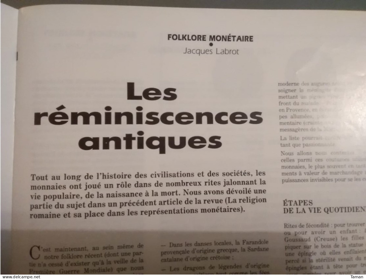 Numismatique & Change - République 1848 - Les Monnaies Antiques - Français