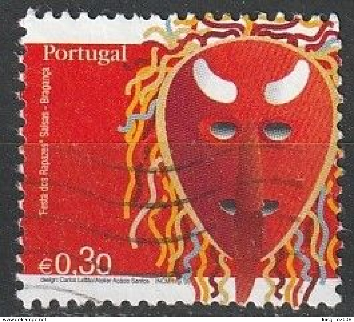 Portugal, 2005 - Máscaras De Portugal, €0,30 -|- Mundifil - 3199 - Gebraucht