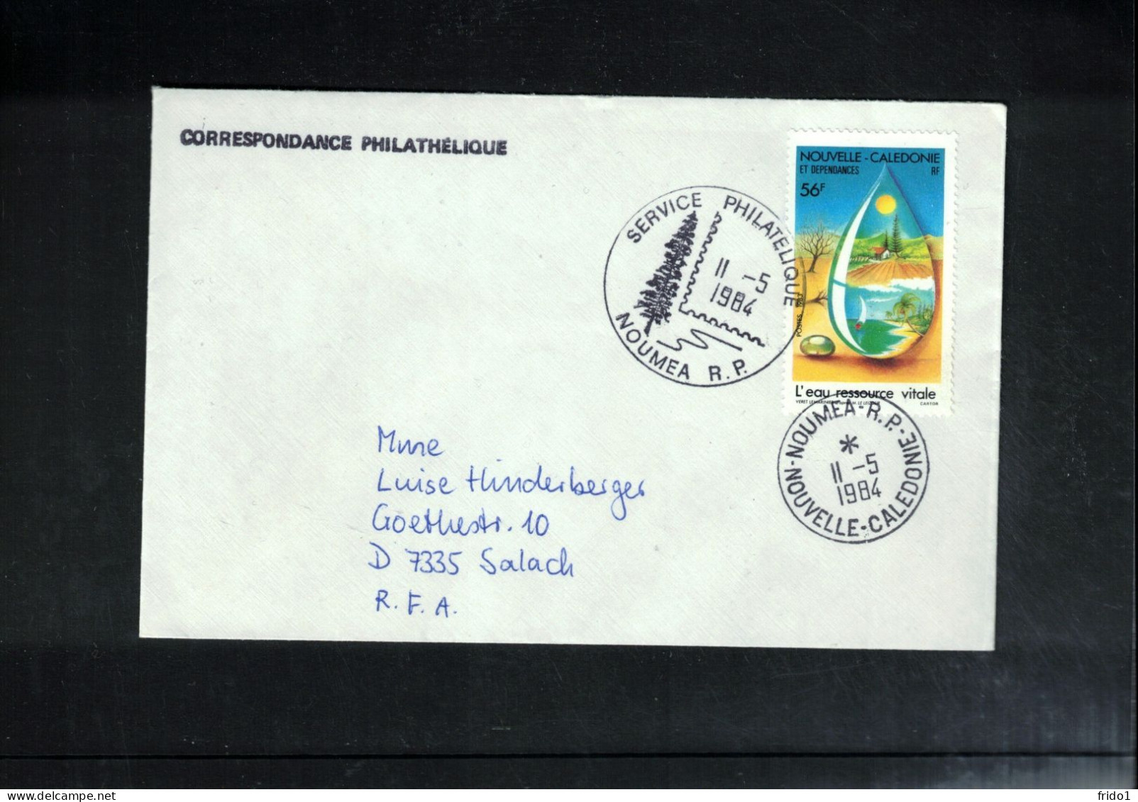 New Caledonia / Nouvelle Caledonie 1984 Interesting Letter - Cartas & Documentos