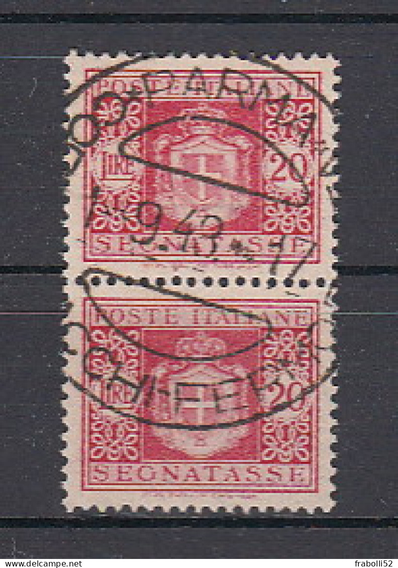 Regno Usati Di Qualità:  Segnatasse  N. 46 In Coppia - Postage Due