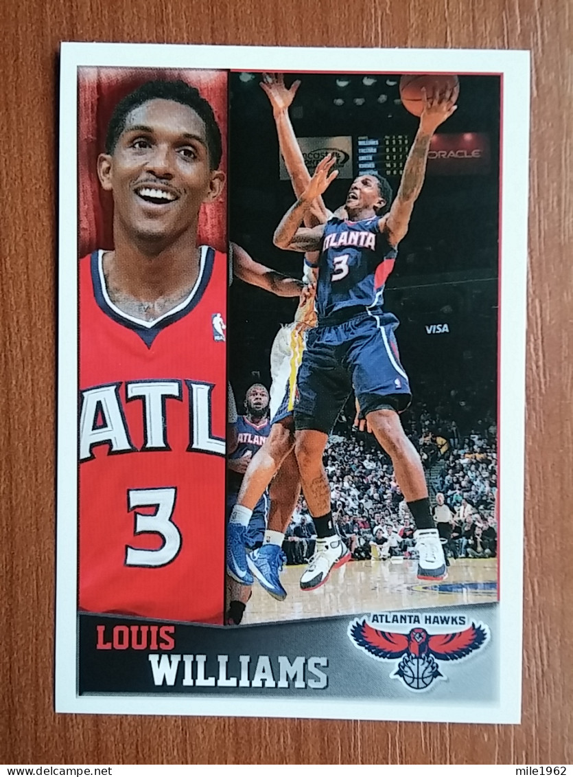 ST 9 - NBA SEASONS 2013-14, Sticker, Autocollant, PANINI, No. 113 Louis Williams Atlanta Hawks - Books