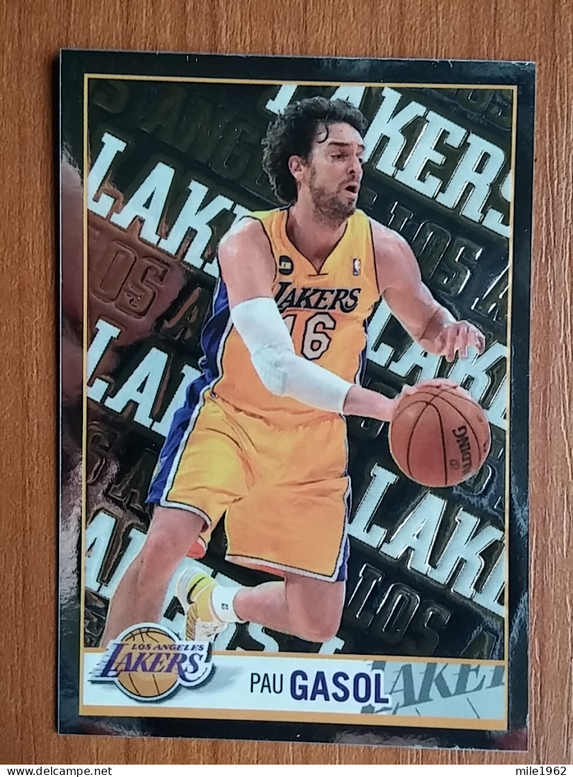 ST 9 - NBA SEASONS 2013-14, Sticker, Autocollant, PANINI, No. 284 Pau Gasol Los Angeles Lakers - Books