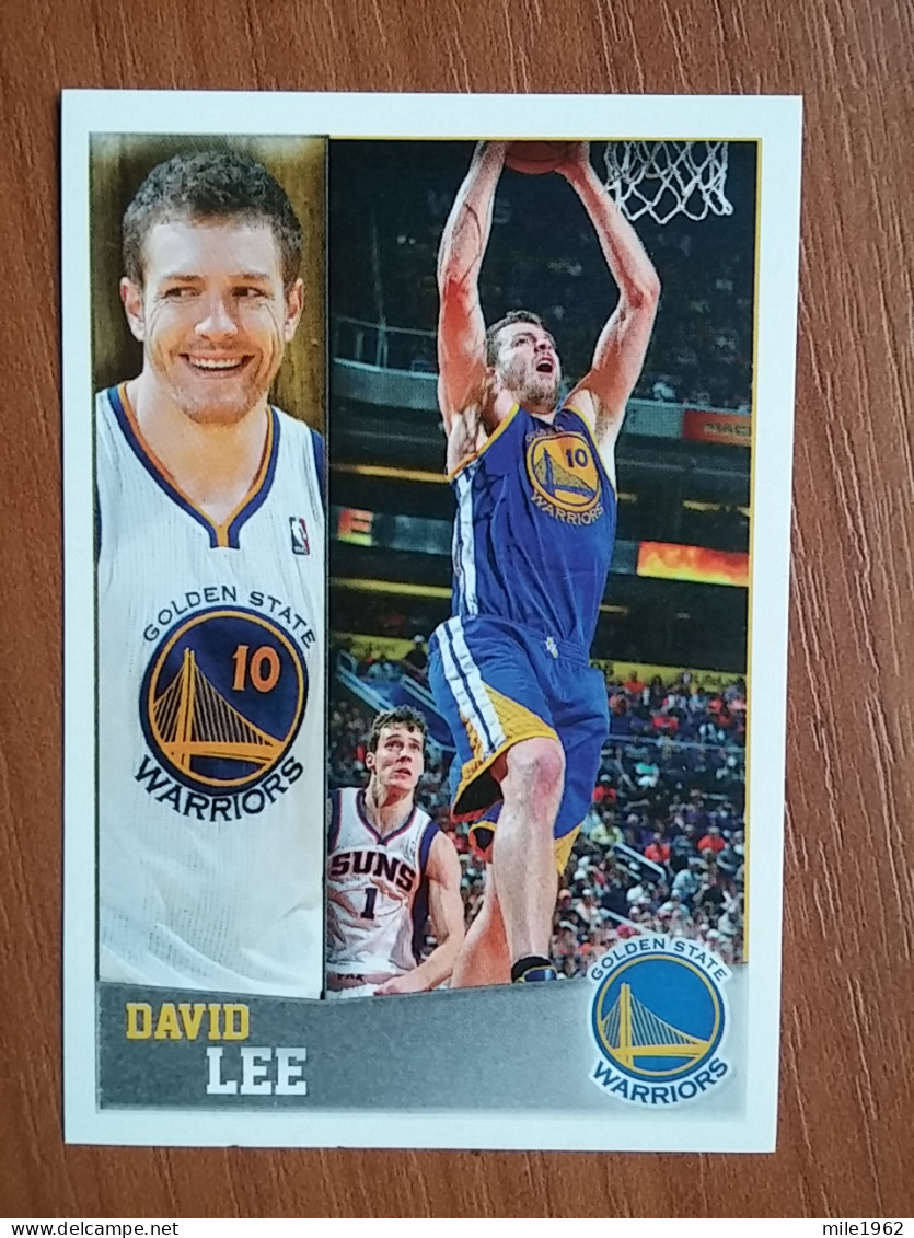 ST 10 - NBA SEASONS 2013-14, Sticker, Autocollant, PANINI, No. 258 David Lee Golden State Warriors - Books