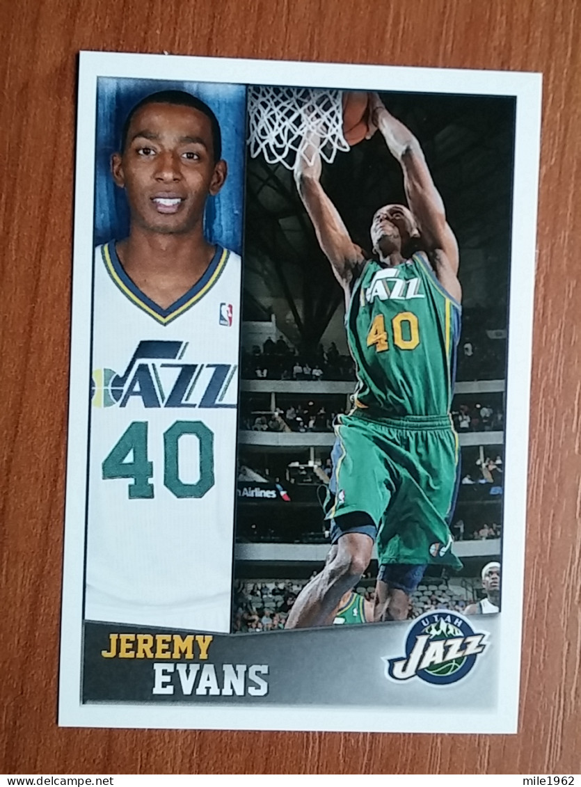 ST 11 - NBA SEASONS 2013-14, Sticker, Autocollant, PANINI, No 248 Jeremy Evans Utah Jazz - Libri