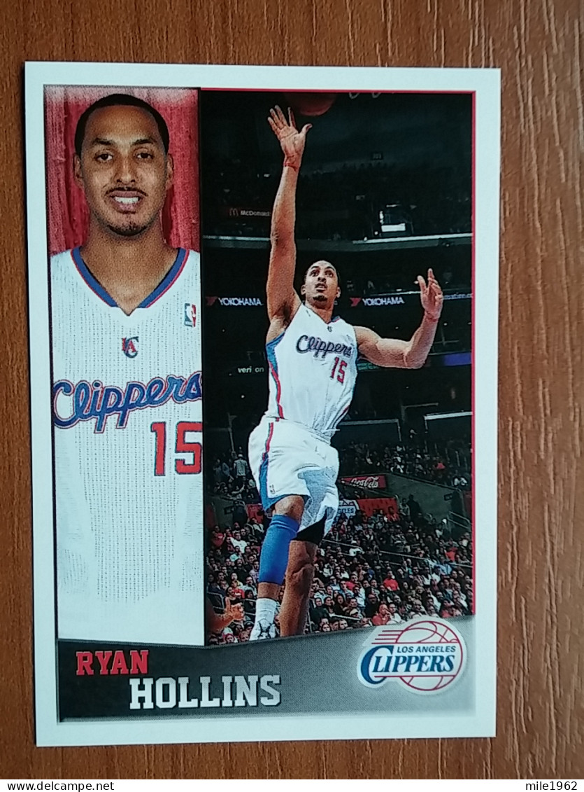 ST 12 - NBA SEASONS 2013-14, Sticker, Autocollant, PANINI, No 265 Ryan Hollins Los Angeles Clippers - Livres