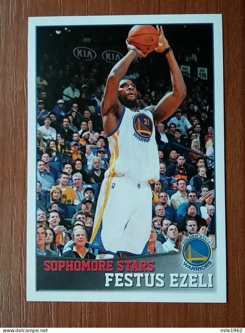 ST 13 - NBA SEASONS 2013-14, Sticker, Autocollant, PANINI, No 356 Festus Ezeli Golden State Warriors - Libri