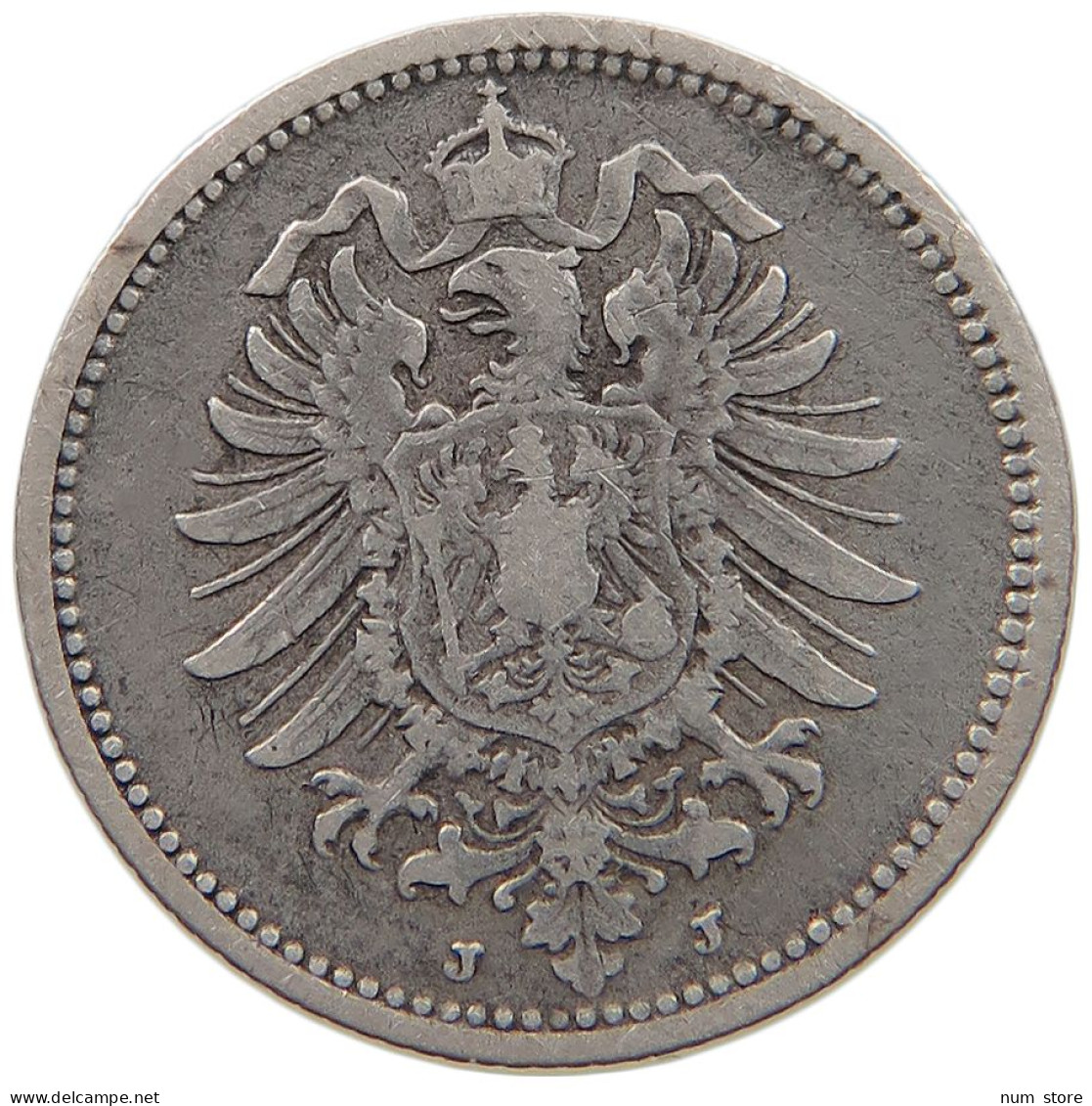 KAISERREICH 20 PFENNIG 1875 J  #t160 0347 - 20 Pfennig