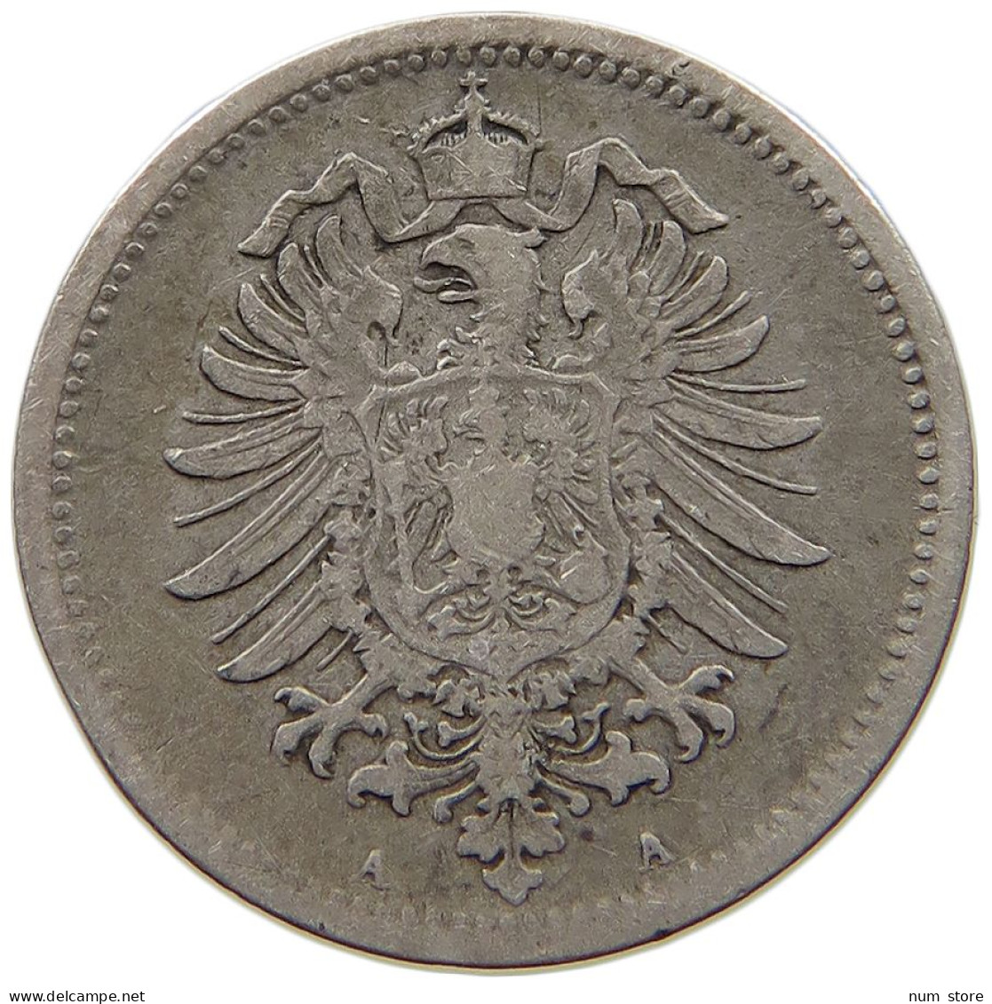 KAISERREICH 20 PFENNIG 1874 A  #a091 0939 - 20 Pfennig