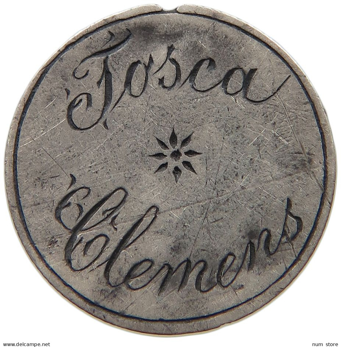 KAISERREICH 20 PFENNIG  GRAVIERT TOSCA CLEMENS #c037 0317 - 20 Pfennig