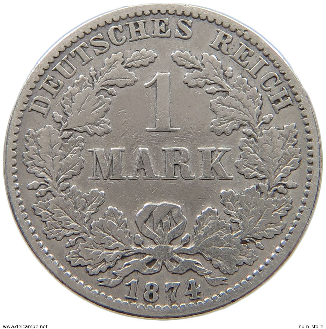 KAISERREICH MARK 1874 B  #a073 0579 - 1 Mark