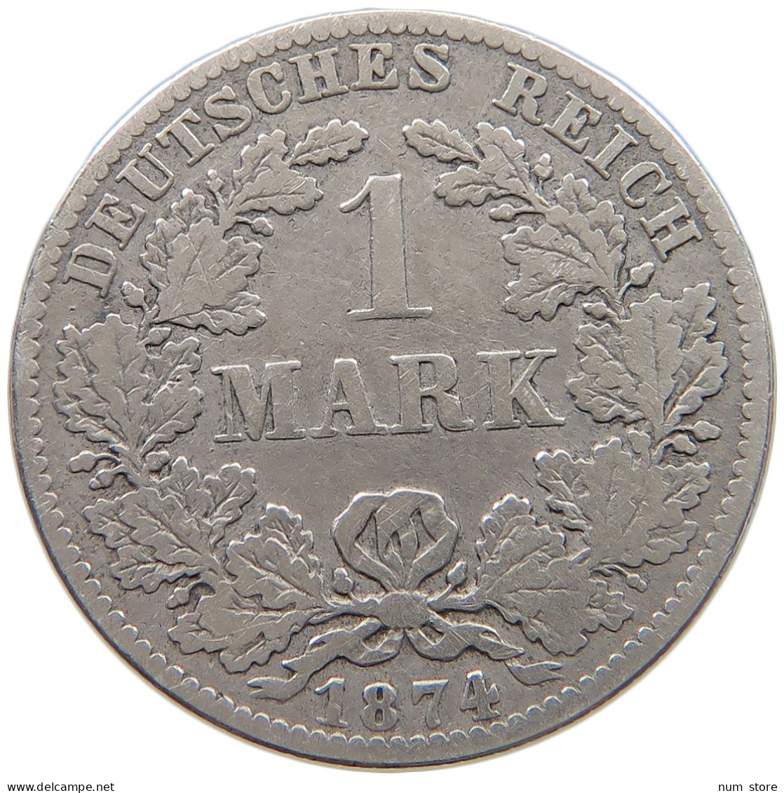 KAISERREICH MARK 1874 B  #a073 0595 - 1 Mark