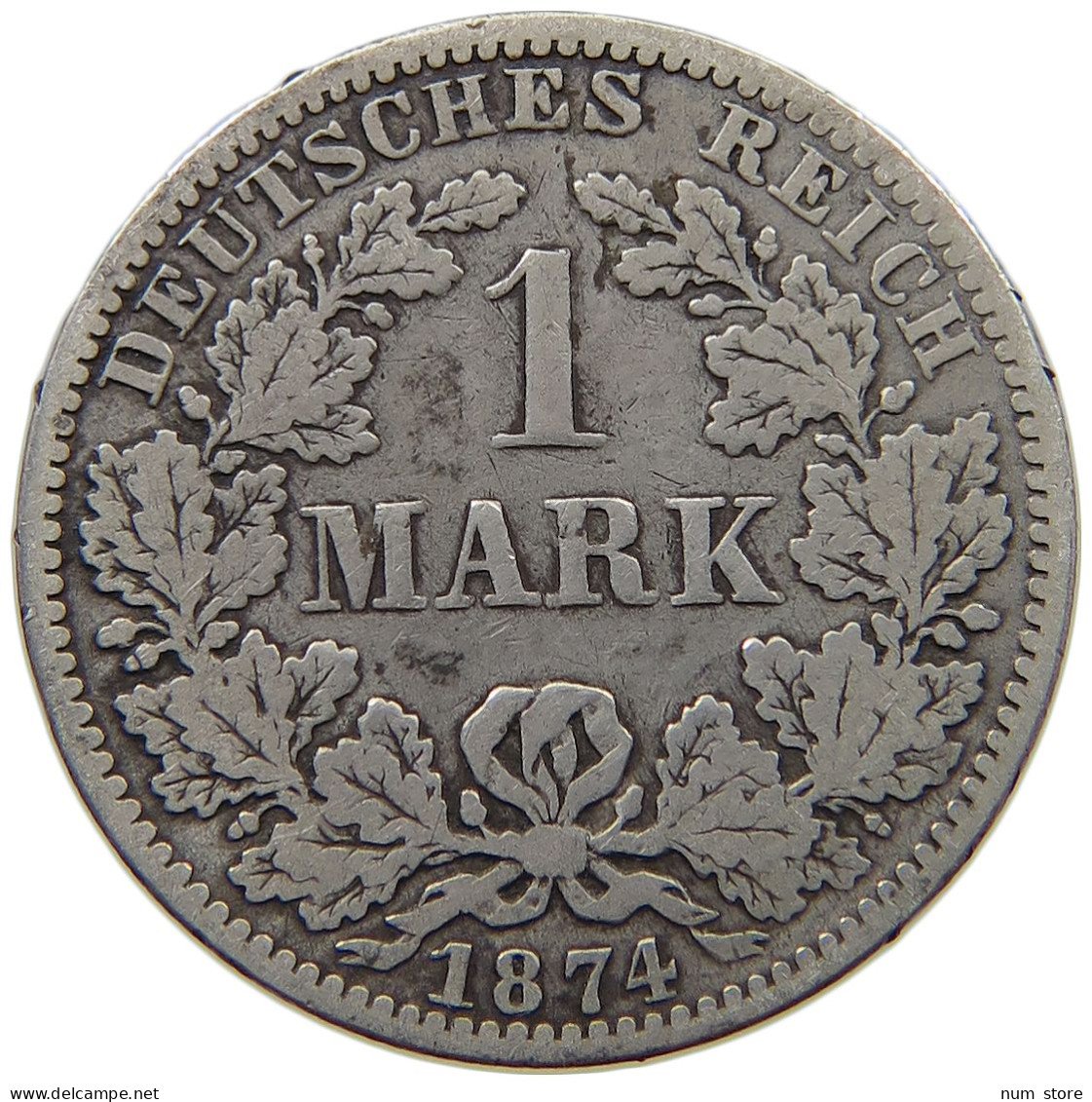 KAISERREICH MARK 1874 A  #a082 0363 - 1 Mark