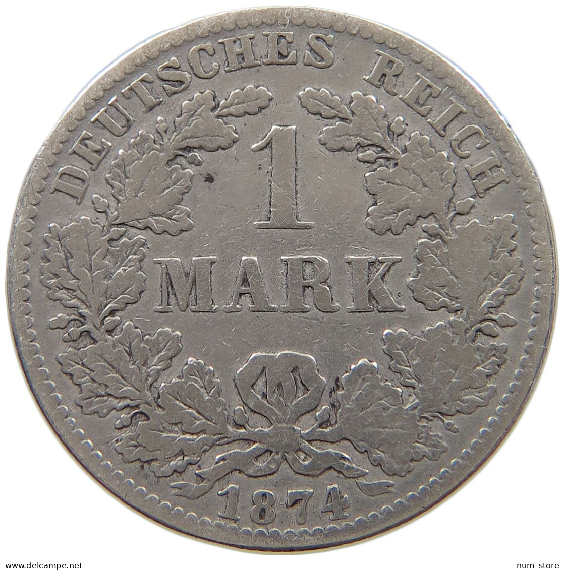 KAISERREICH MARK 1874 B  #a073 0555 - 1 Mark