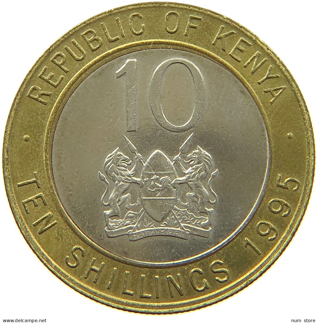 KENYA 10 SHILLINGS 1995  #s020 0333 - Kenya