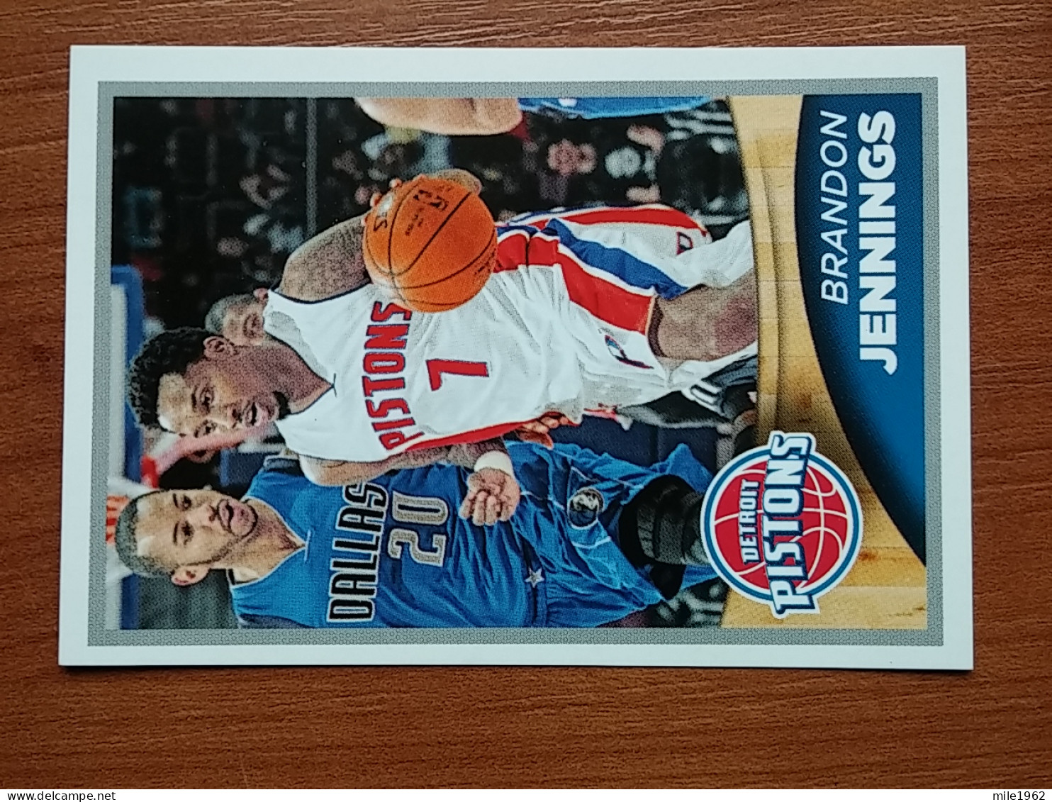 ST 19 - NBA SEASONS 2015-16, Sticker, Autocollant, PANINI, No 104 Brandon Jennings Detroit Pistons - Books