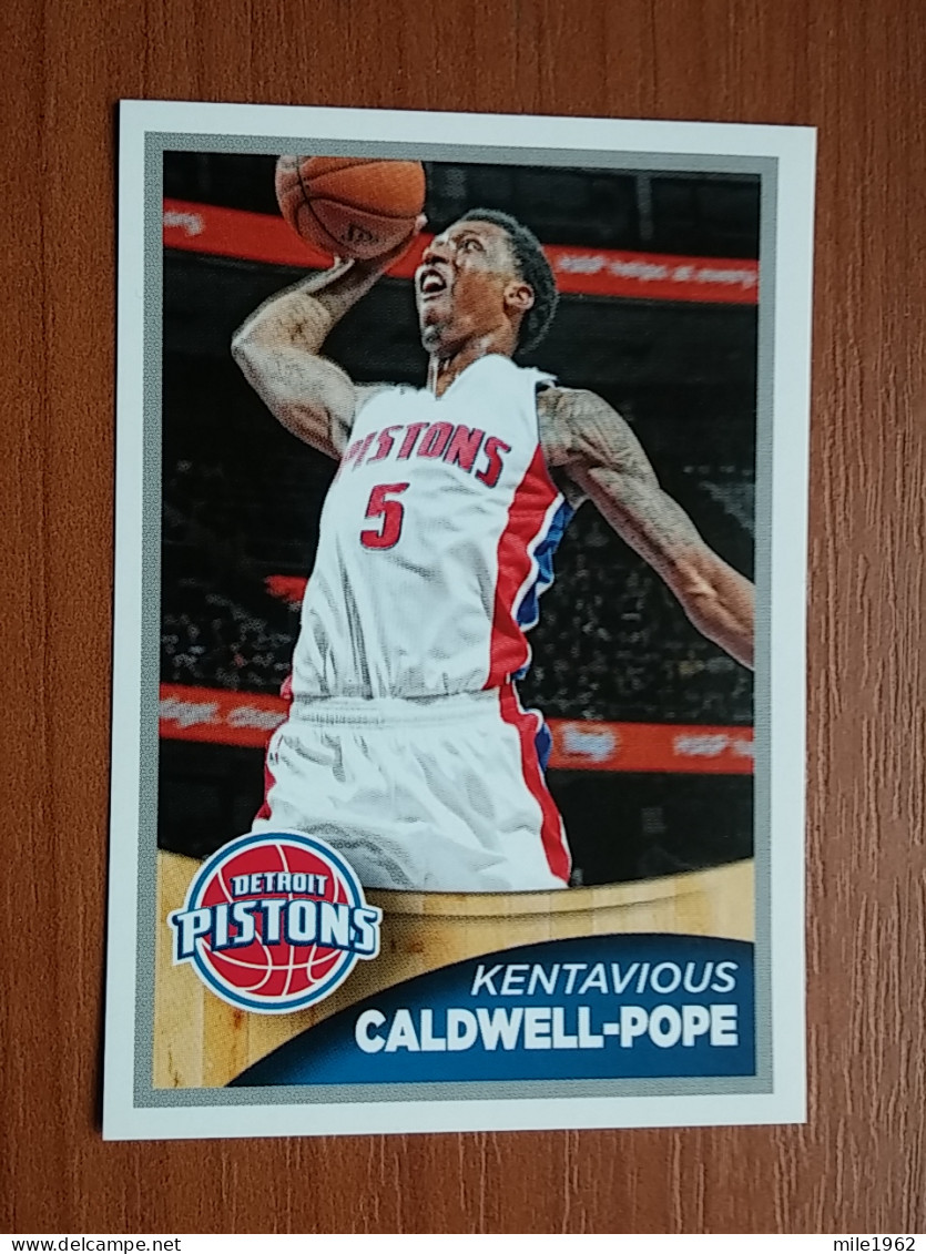 ST 20 - NBA SEASONS 2015-16, Sticker, Autocollant, PANINI, No 107 Kentavious Caldwell-Pope Detroit Pistons - Libros