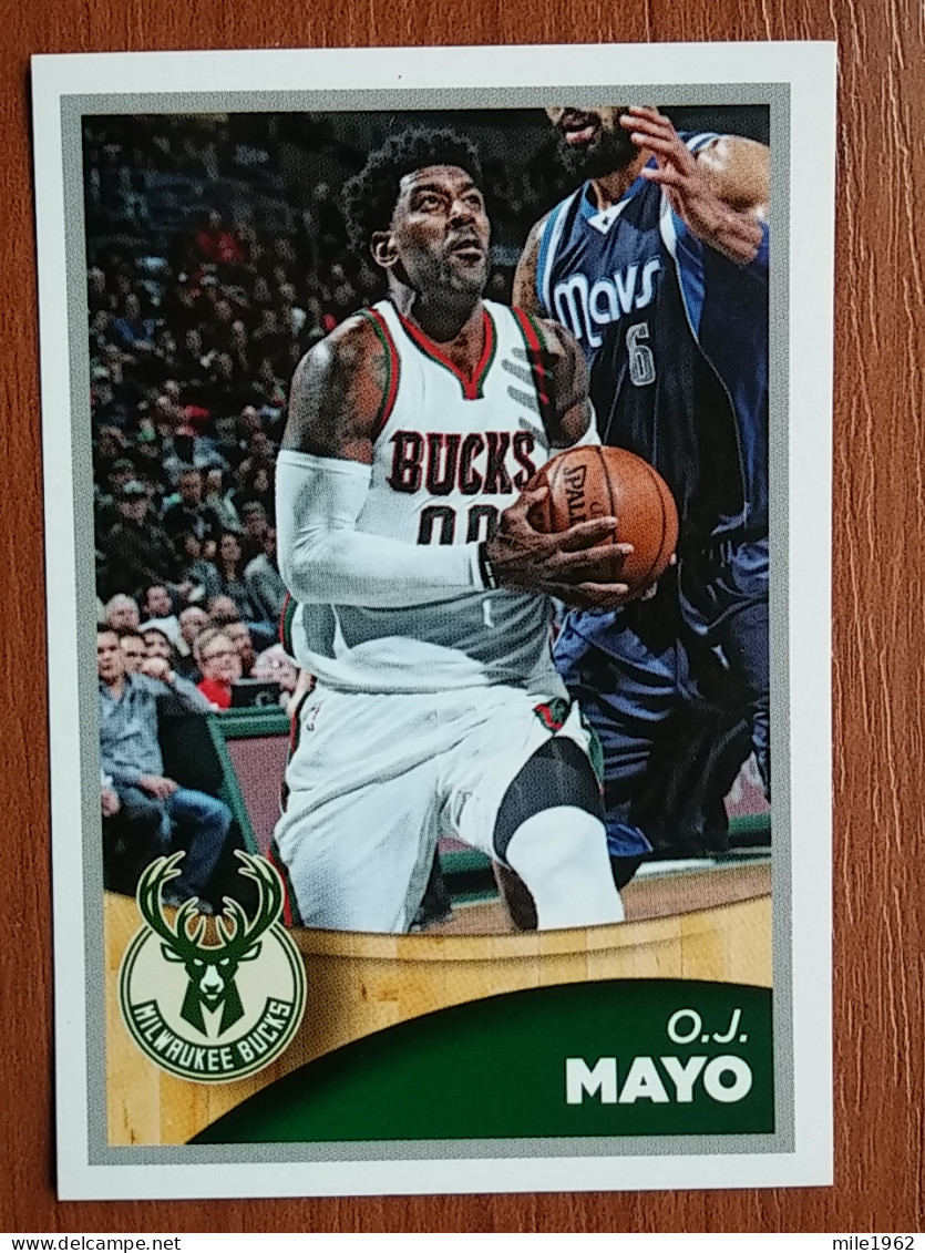 ST 20 - NBA SEASONS 2015-16, Sticker, Autocollant, PANINI, No 136 O.J. Mayo Milwaukee Bucks - Books