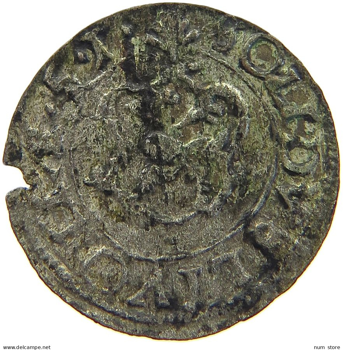 LIVONIA SOLIDUS SCHILLING 1651 Christina (1632-1654) #c039 0487 - Litouwen