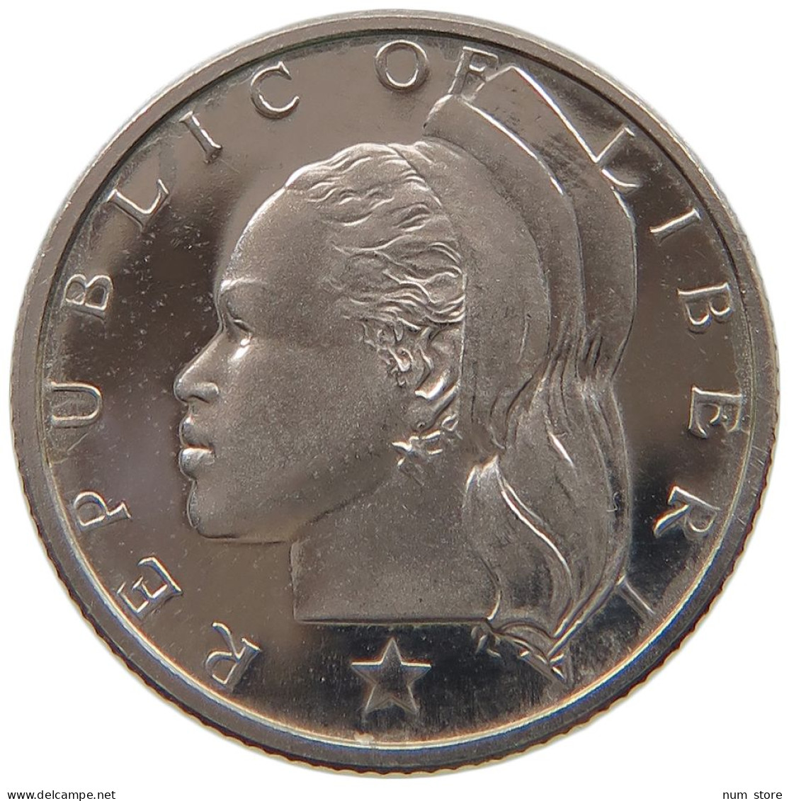 LIBERIA 10 CENTS 1973  #a050 0231 - Liberia