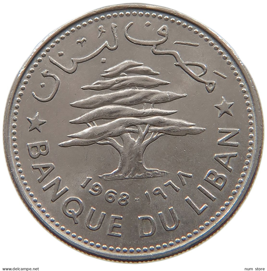 LEBANON 50 PIASTRES 1968  #a050 0007 - Líbano