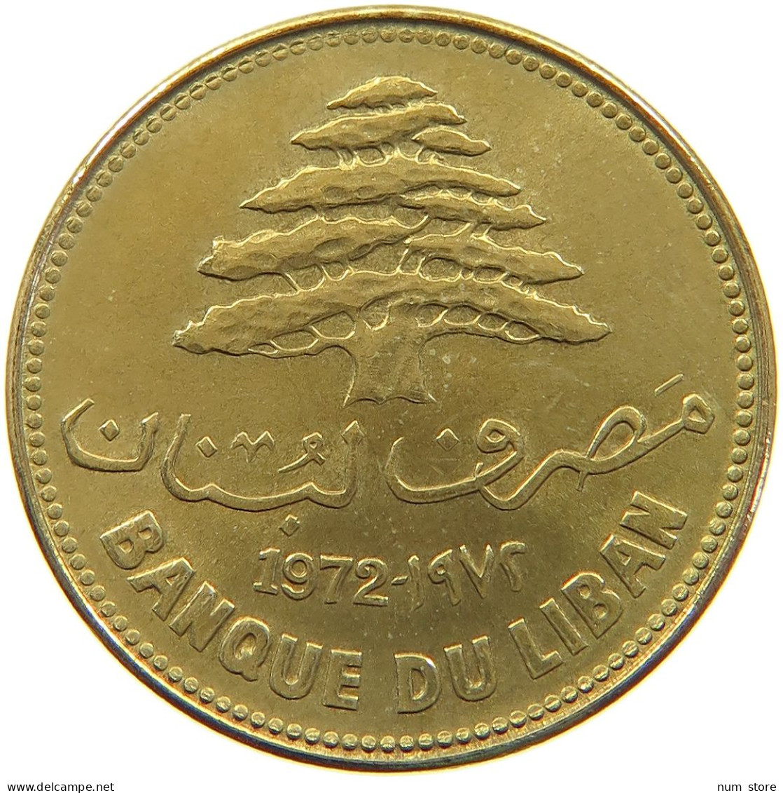 LEBANON 25 PIASTRES 1972  #a047 0189 - Liban