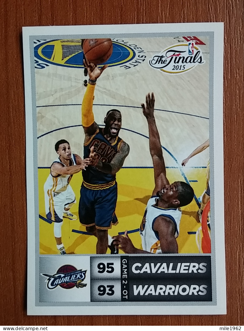 ST 23 - NBA SEASONS 2015-16, Sticker, Autocollant, PANINI, No 438 2015 NBA Finals - Books