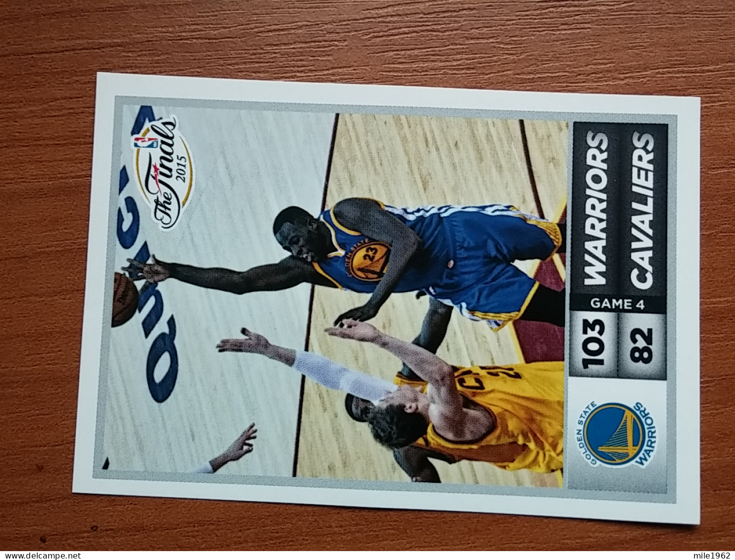 ST 24 - NBA SEASONS 2015-16, Sticker, Autocollant, PANINI, No 440 2015 NBA Finals - Books