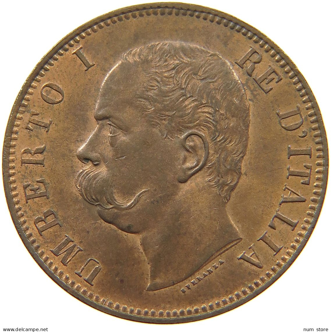 ITALY 10 CENTESIMI 1893 BI Umberto I (1878-1900) #t118 1023 - 1878-1900 : Umberto I