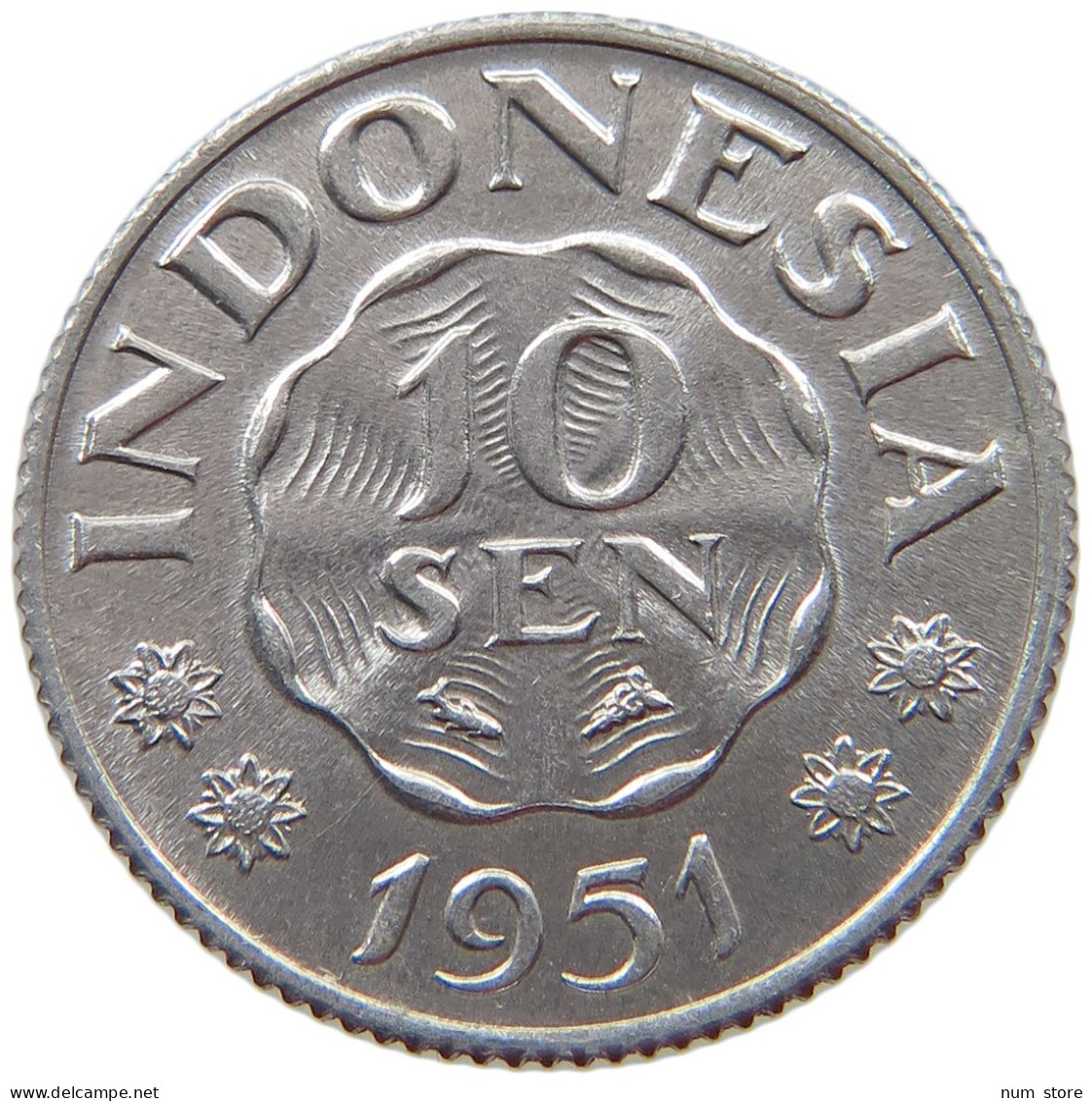 INDONESIA 10 SEN 1951  #s069 0365 - Indonésie