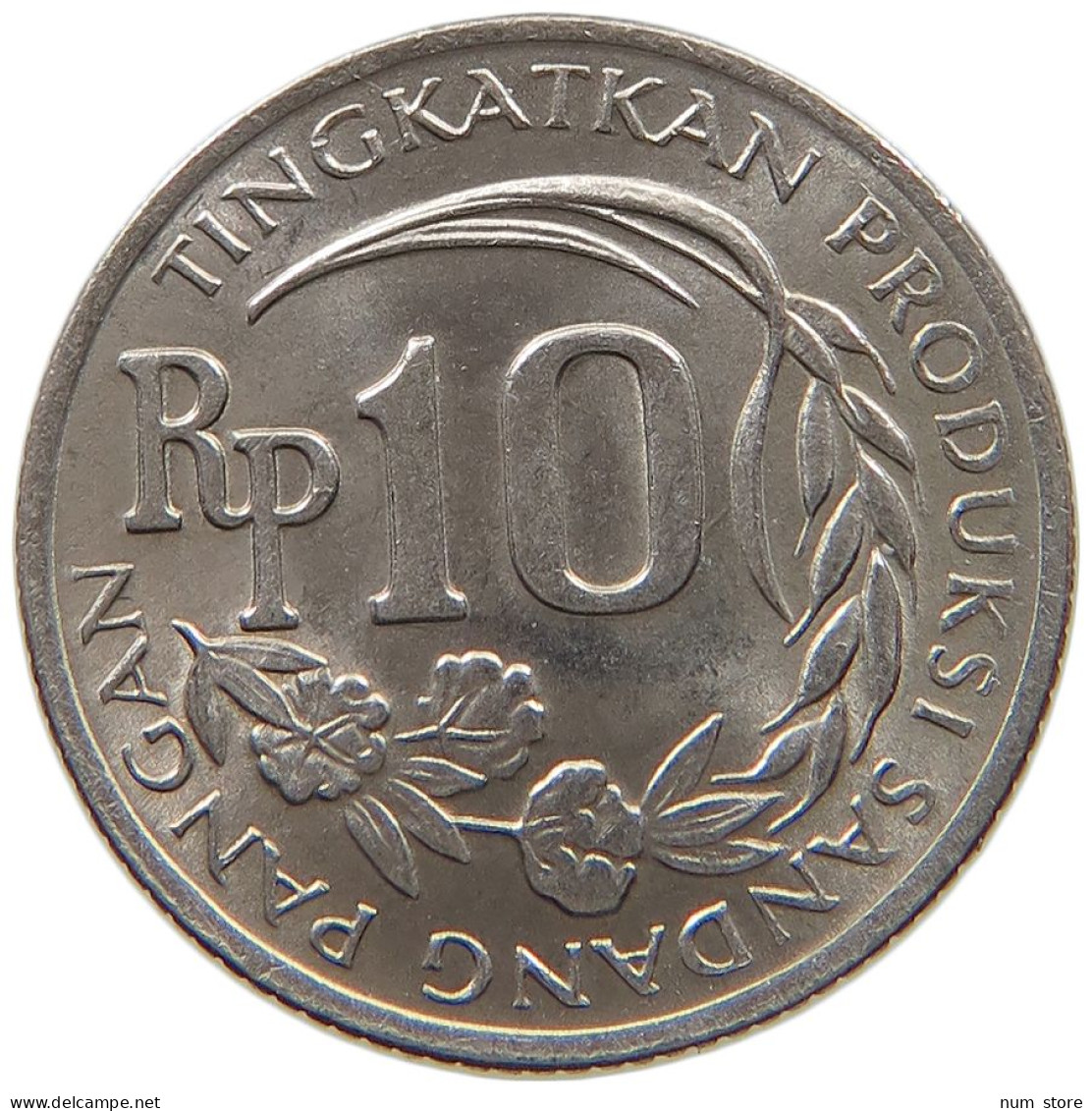 INDONESIA 10 RUPIAH 1971  #s066 0175 - Indonésie