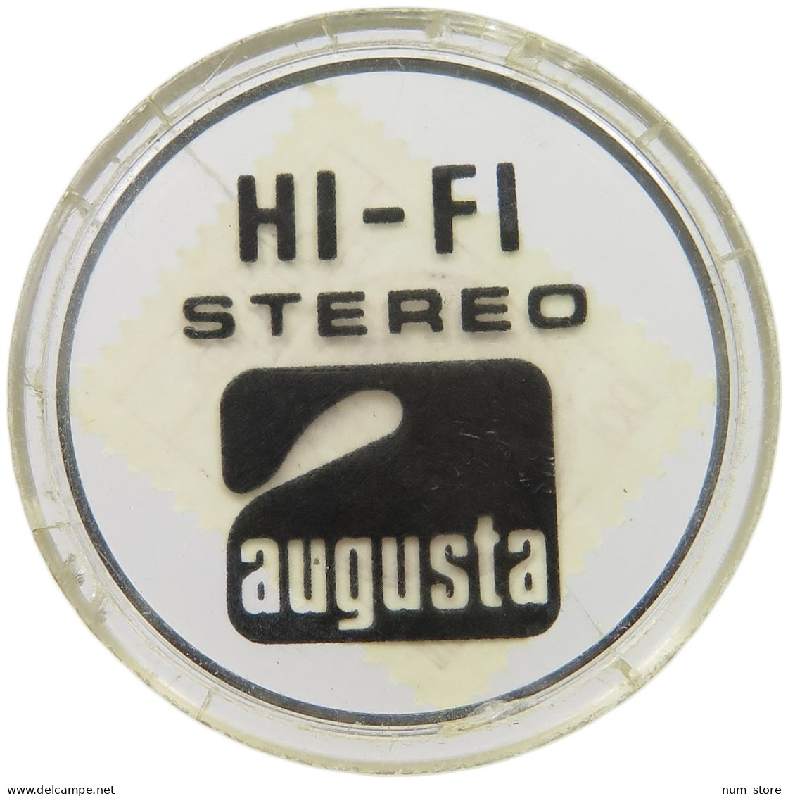 ITALY ENCASED POSTAGE STAMP  100 LIRE HI-FI STEREO AUGUSTA ENCASED POSTAGE STAMP #t086 0199 - Autres & Non Classés