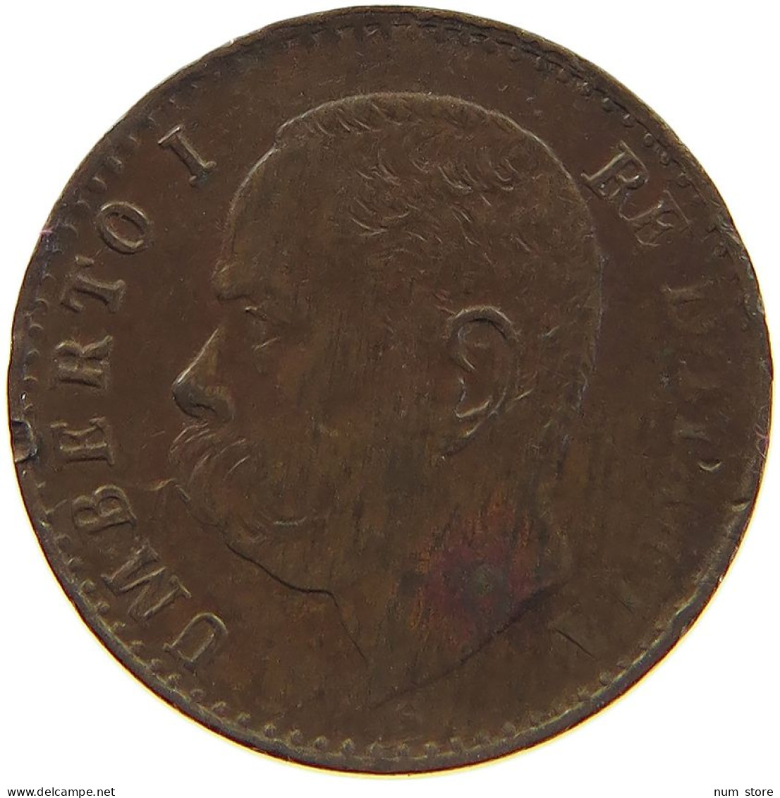 ITALY CENTESIMO 1900 R UMBERTO I. 1878-1900 #c050 0071 - 1878-1900 : Umberto I