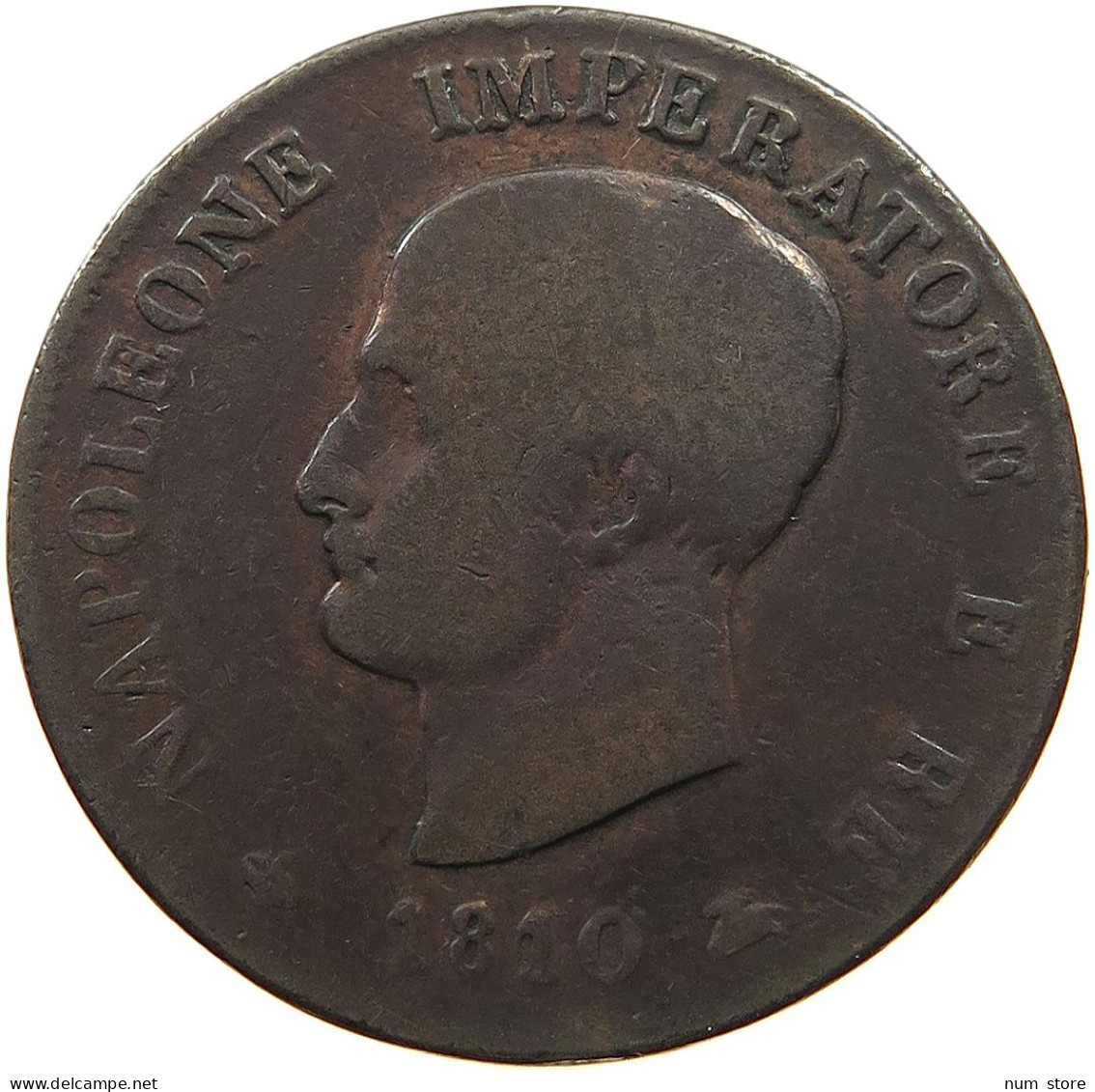 ITALY STATES NAPOLEON I. SOLDO 1810 M Napoleon I. (1804-1814, 1815) #t057 0053 - Napoleonic