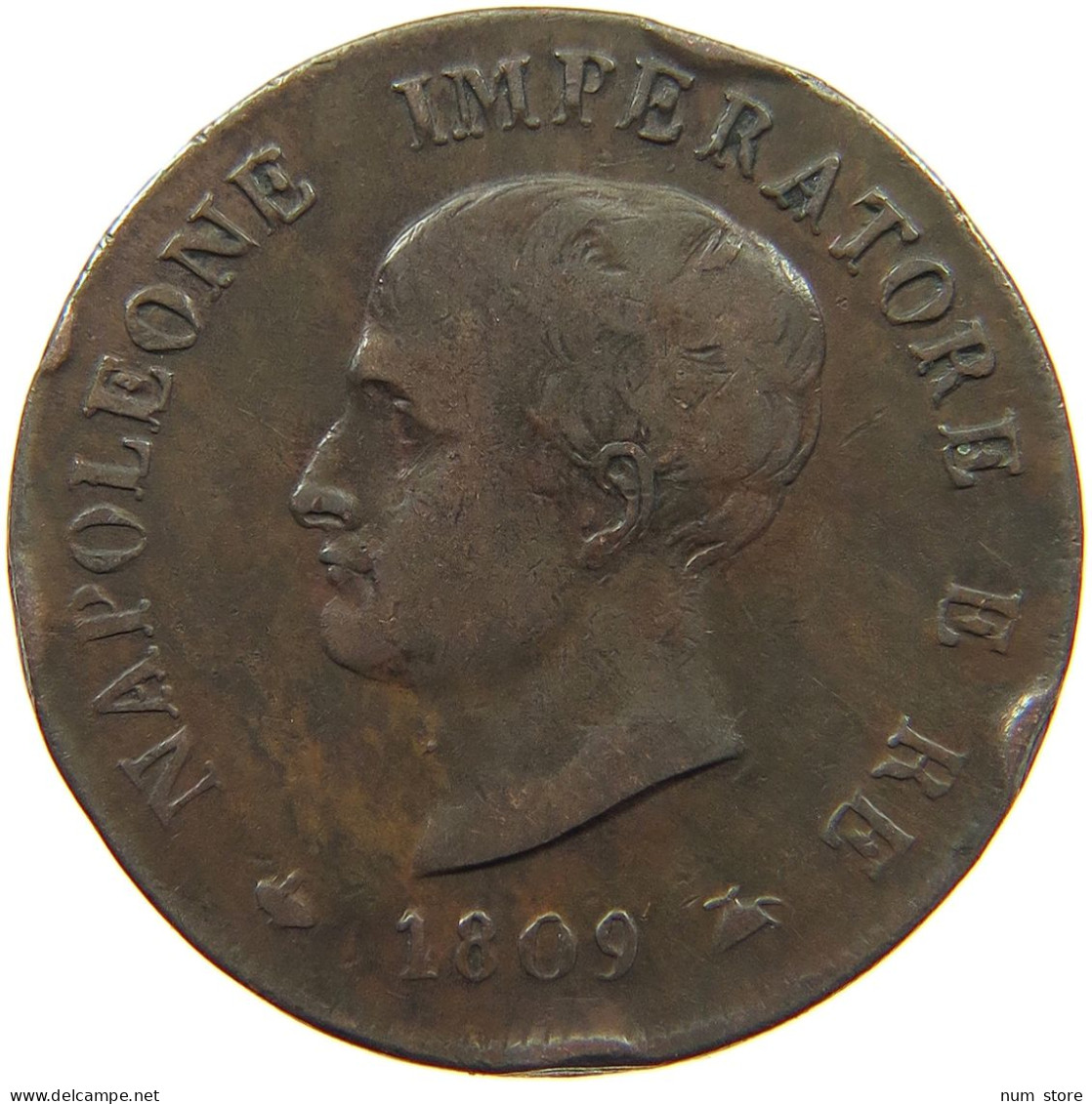 ITALY STATES NAPOLEON I. SOLDO 1809 M Napoleon I. (1804-1814, 1815) #t073 0305 - Napoleonic